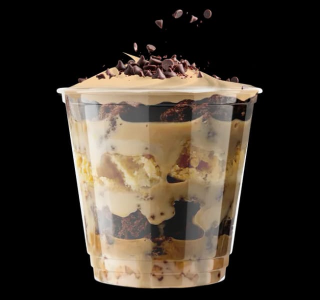 Trifle tres leches de café y brownie